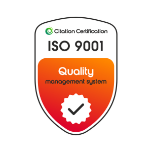 Citation Certification<br />
ISO 9001 Quality<br />
management system